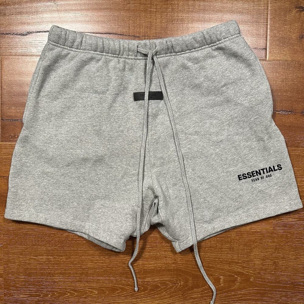 Essentials Fear of God Sweat Shorts Mens L 6" Gray Streetwear Designer City Gym